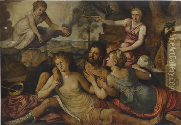 Allegory Of The Immortality Of Virtue Oil Painting - Frans Floris the Elder