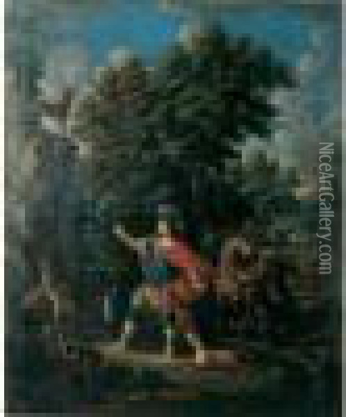 Saint Hubert Oil Painting - Gabriel Revel