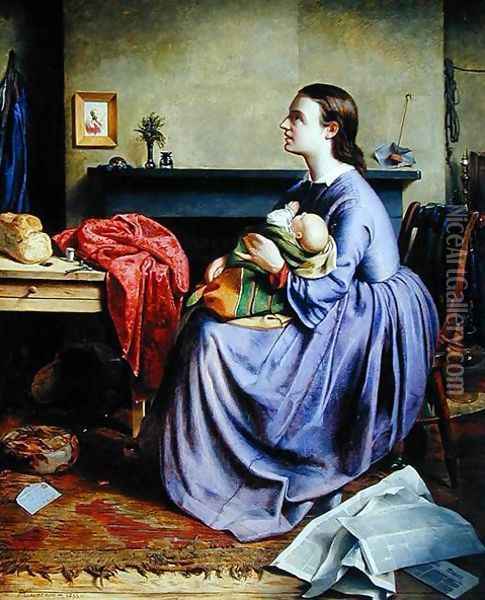 Lord, Thy Will Be Done, 1855 Oil Painting - Philip Hermogenes Calderon