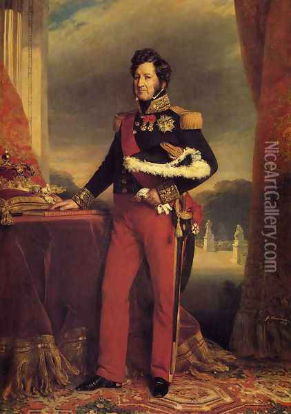 King Louis Philippe Oil Painting - Franz Xavier Winterhalter