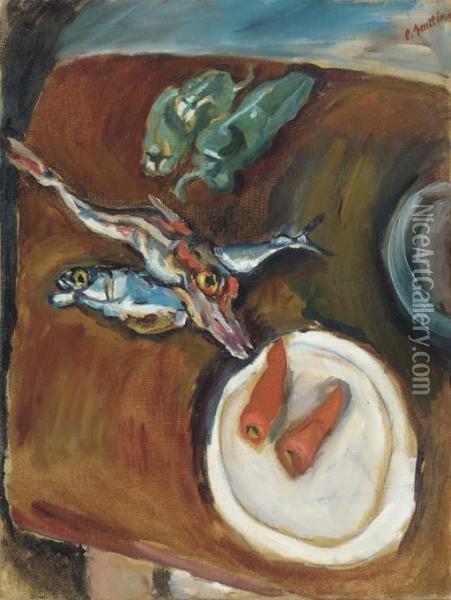 ChaiÂ¯m Soutine (1893 - 1943) 

Lot Title Oil Painting - Maitre Aux Beguins Paris
