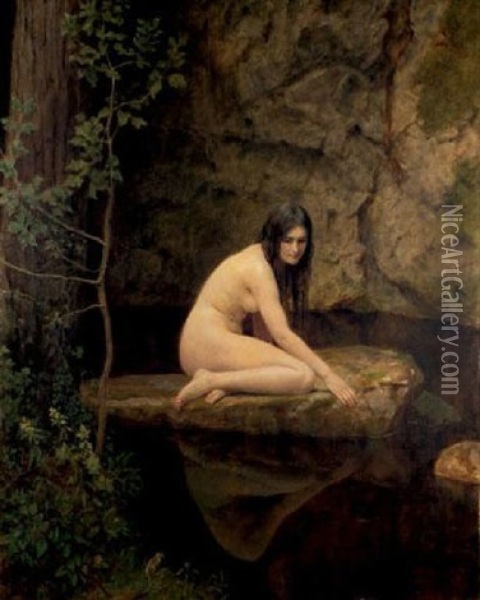 The Water Nymph Oil Painting - John Collier
