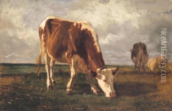 Vaches Au Paturage Oil Painting - Constant Troyon