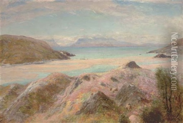 Morar Bay Oil Painting - Sir David Murray