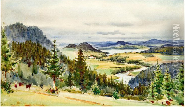 Stravanger Oil Painting - William Alister Macdonald
