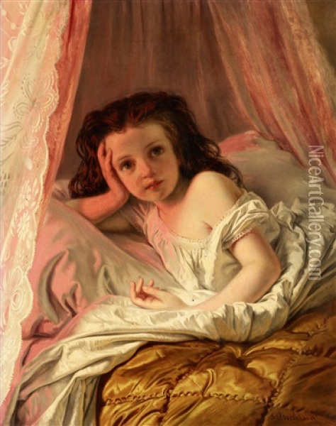 Rosa Morgon Oil Painting - Sophie Anderson