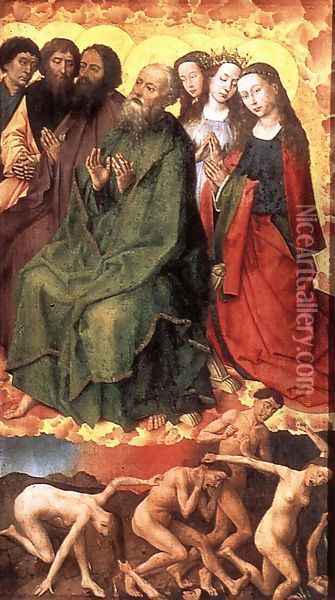 Celestial Tribunal (right) Oil Painting - Rogier van der Weyden