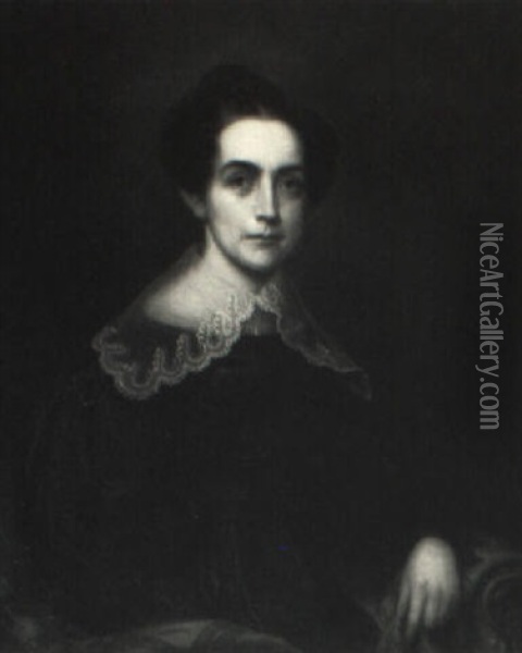 Portrait Of Mrs. Miles B. Mygatt (nee Ann Thomas) Oil Painting - Rembrandt Peale