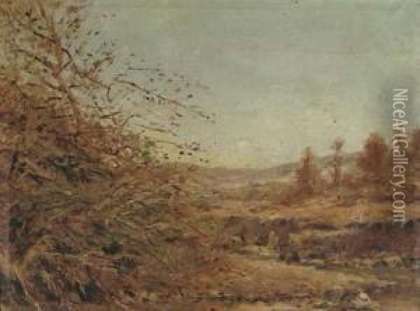 Van Hovens Drift, Pretoria Oil Painting - Pieter Willem Frederick Wenning