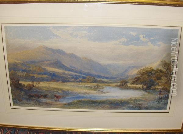 The Valley Of Llandudno Oil Painting - James Stephen Gresley