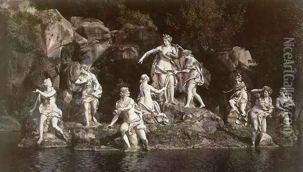 Diana and Acteon Oil Painting - Luigi Vanvitelli