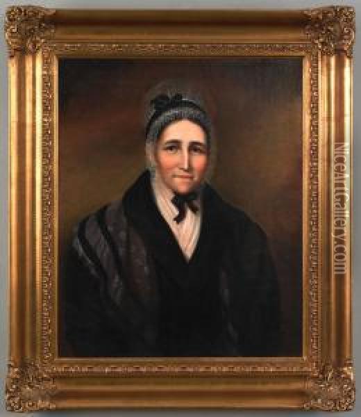 Portrait Of Mrs. Charles Jessop Oil Painting - Sarah Miriam Peale
