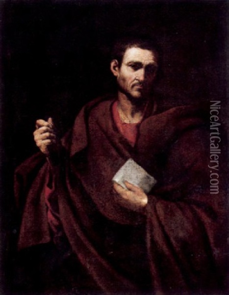 Der Heilige Matthaus Oil Painting - Jusepe de Ribera