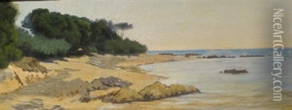 Maree Basse Oil Painting - Adolphe Potter