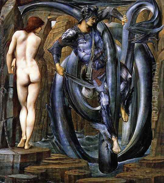 The Doom Fulfilled Oil Painting - Sir Edward Coley Burne-Jones