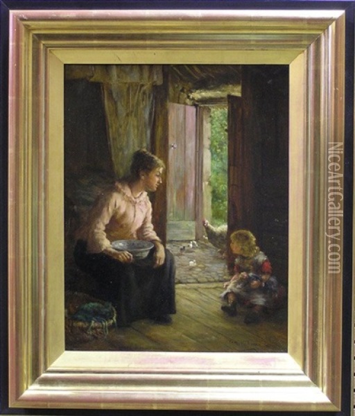 Maternity Oil Painting - Tom Mcewan