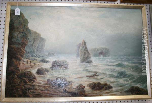 Coastal View Oil Painting - Bernard Benedict Hemy
