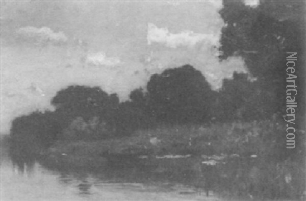 River View Oil Painting - Arthur Parton