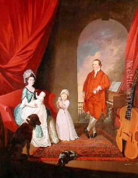 Family Group 1774-80 Oil Painting - James Millar