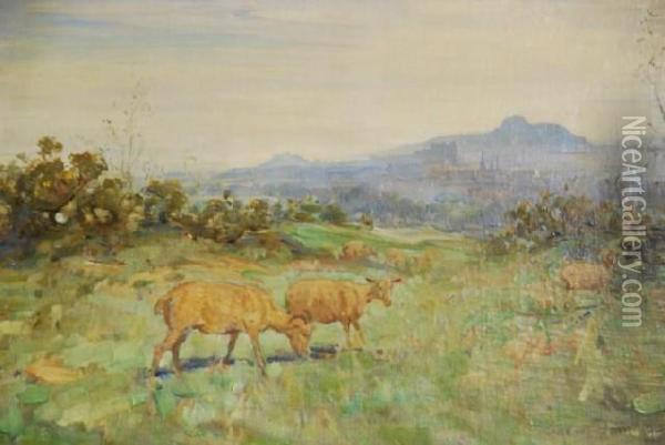 Landscape Oil Painting - Joseph Denovan Adam