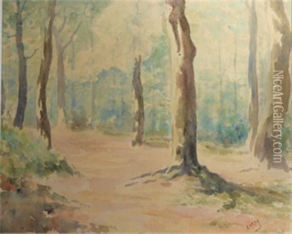 Lovskog Oil Painting - Laurits Andersen Ring