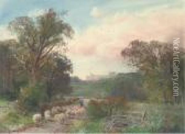 Windsor Castle From The Great Park Oil Painting - Henry Charles Fox