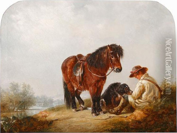 The Traveller's Rest Oil Painting - Thomas Smythe