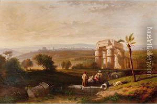Souvenir D'egypte Oil Painting - Ferdinand Marinus