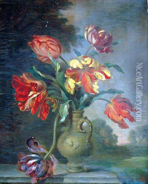 Tulipany Oil Painting - Max Bach