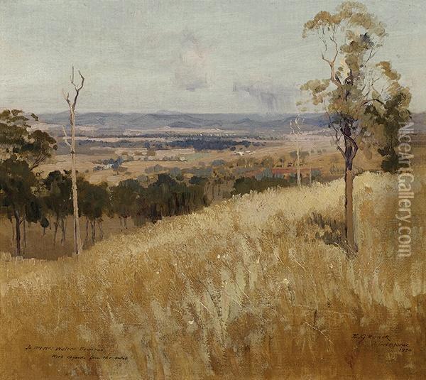 Lindisfarne, New South Wales Oil Painting - Elioth Gruner