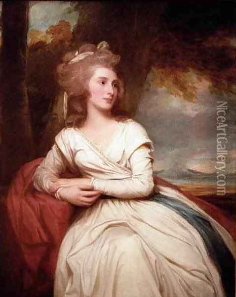 Lady Mary Sullivan Oil Painting - George Romney