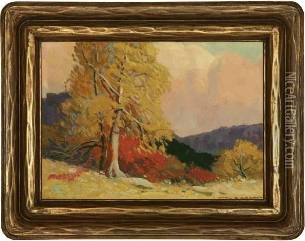 Sycamore Oil Painting - Carl Rudolph Krafft