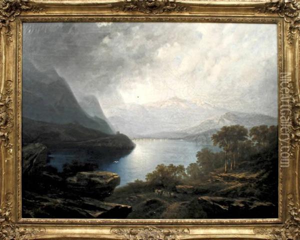 Eigentlich Von Herrenburger Oil Painting - Johann Andreas Herrenburg