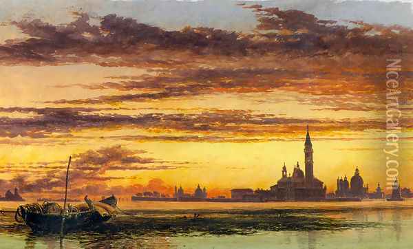 San Giorgio Maggiore, Venice Oil Painting - Edward William Cooke