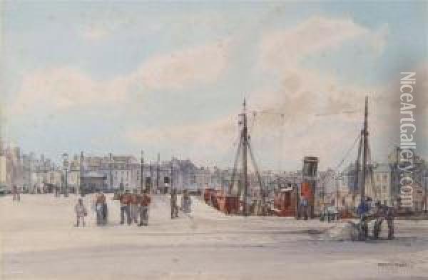 Dieppe Oil Painting - Harry Morley
