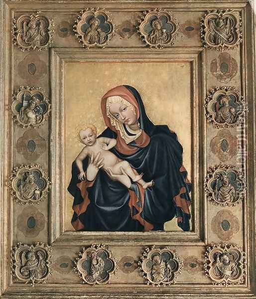The Madonna of St Vitus Cathedral in Prague Oil Painting - Unknown Painter