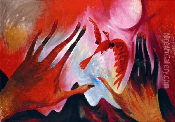 Na Svobodu Oil Painting - Vaclav Pokorny