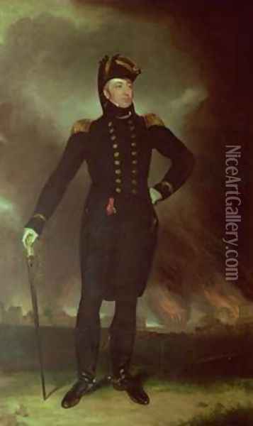 Portrait of Sir George Cockburn 1851 Oil Painting - Thomas Mackay