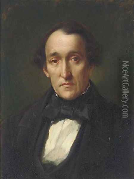 Portrait of Dr Frederic Septimus Leighton, the artist's father Oil Painting - Lord Frederick Leighton