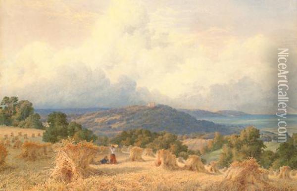 Bringing In The Hay Oil Painting - Charles Grant Davidson