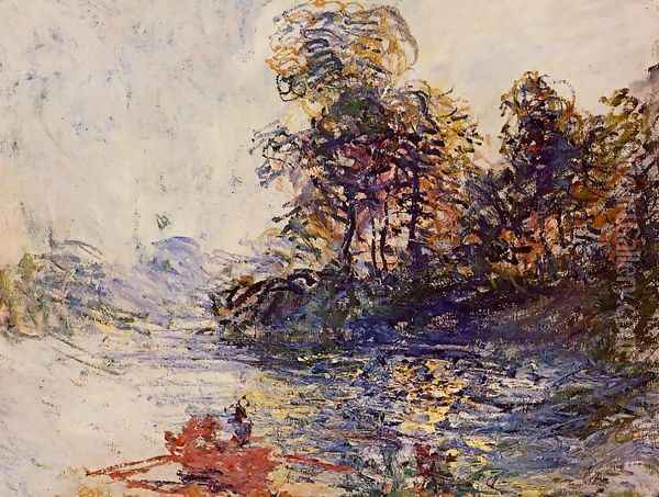 The River Oil Painting - Claude Oscar Monet