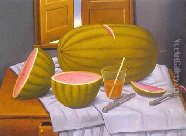 Sandia Oil Painting - Fernando Botero