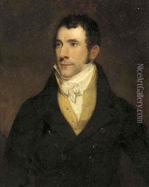 Portrait of a gentleman Oil Painting - Sir Henry Raeburn