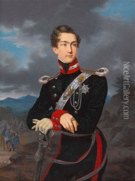 Herzog Maximilian Von Leuchtenberg Oil Painting - Franz Napoleon Heigel