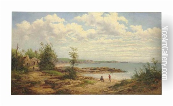 View From Staten Island Oil Painting - William Charles Anthony Frerichs