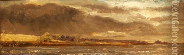 Approaching Storm Oil Painting - Albert William Holden