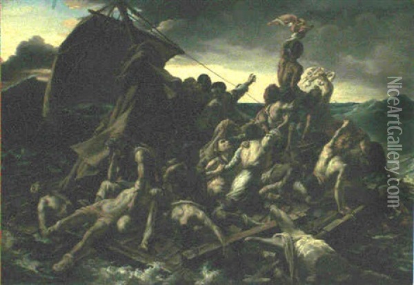 The Raft Of Medusa Oil Painting - Theodore Gericault