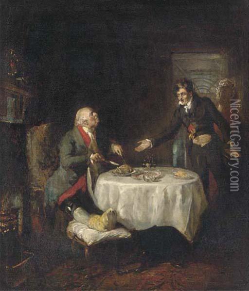 The Stubborn Patient Oil Painting - Sir David Wilkie