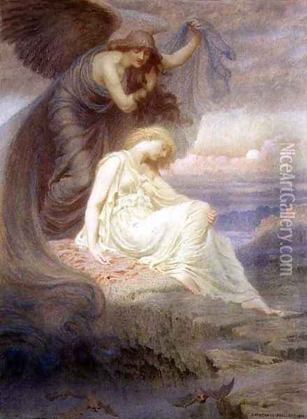 Spirit of Night, 1905 Oil Painting - Constance Phillott