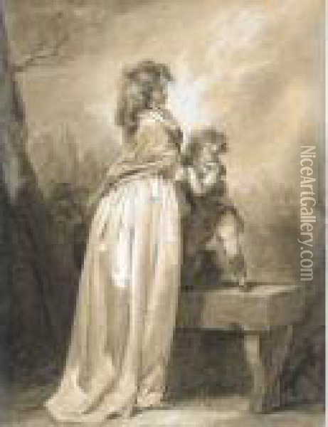 La Peur Enfantine Oil Painting - Louis Leopold Boilly